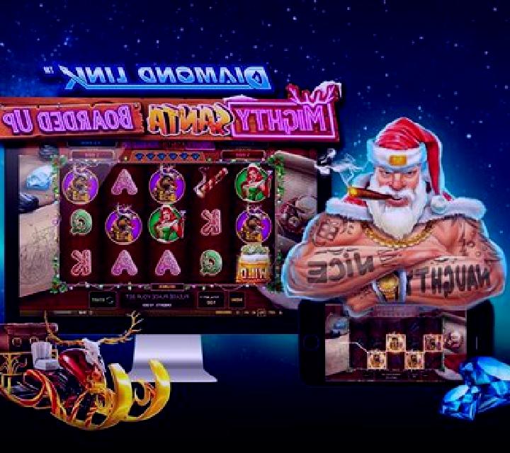 Diamond Link Mighty Santa: Boarded Up slot machine