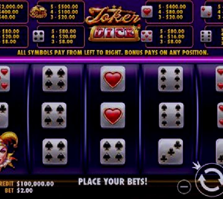 Diamond Mystery Rising Joker Dice slot machine