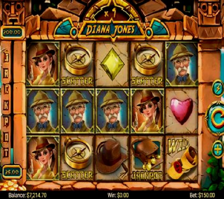 Diana Jones slot game