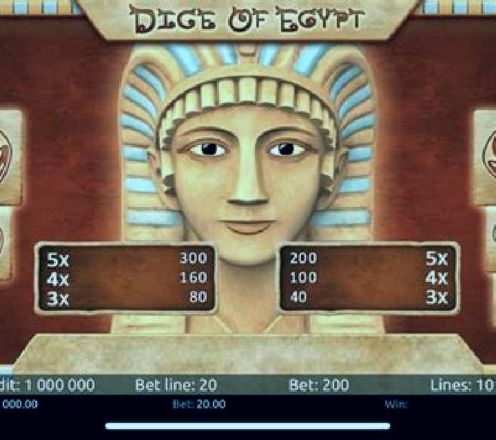 Dice Of Egypt slot machine