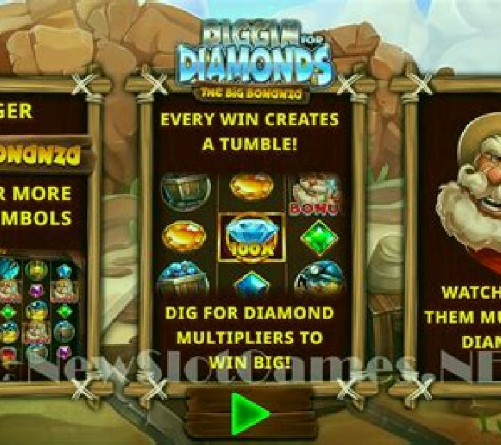 Diggin for Diamonds 2 slot machine