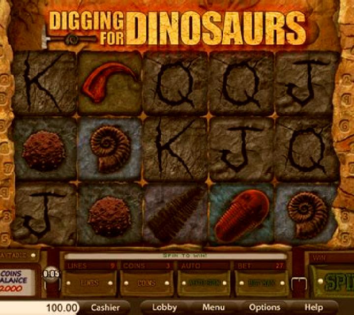 Digging for Dinosaurs slot