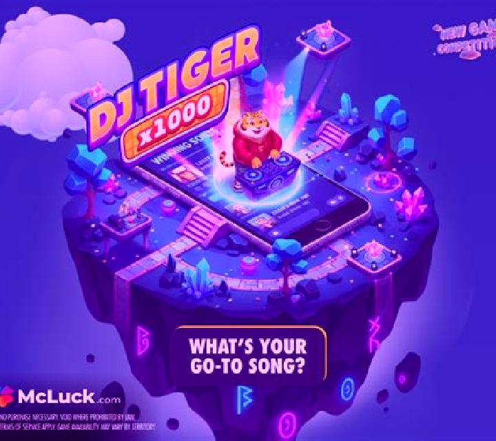 DJ Tiger x1000 slot machine