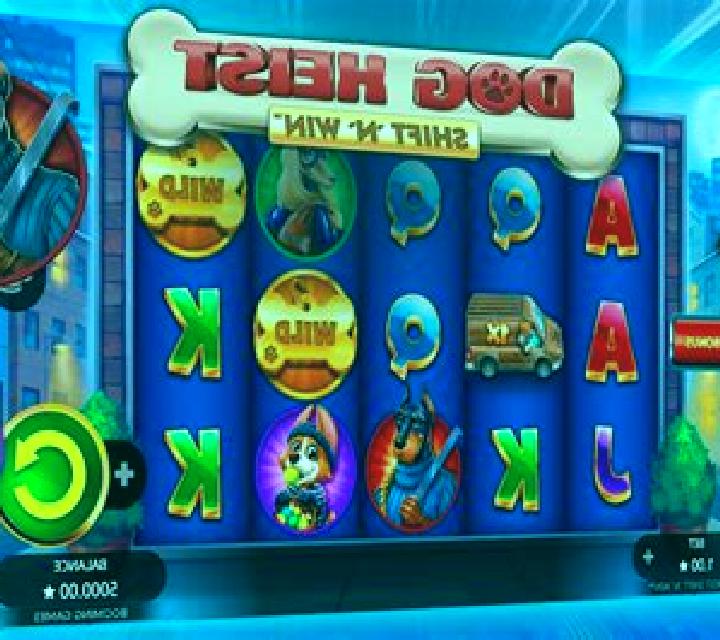 Dog Heist Shift N Win slot machine