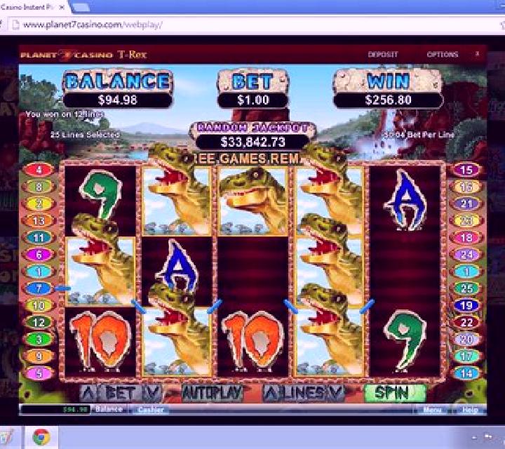 Dollarsaurus Rex slot game