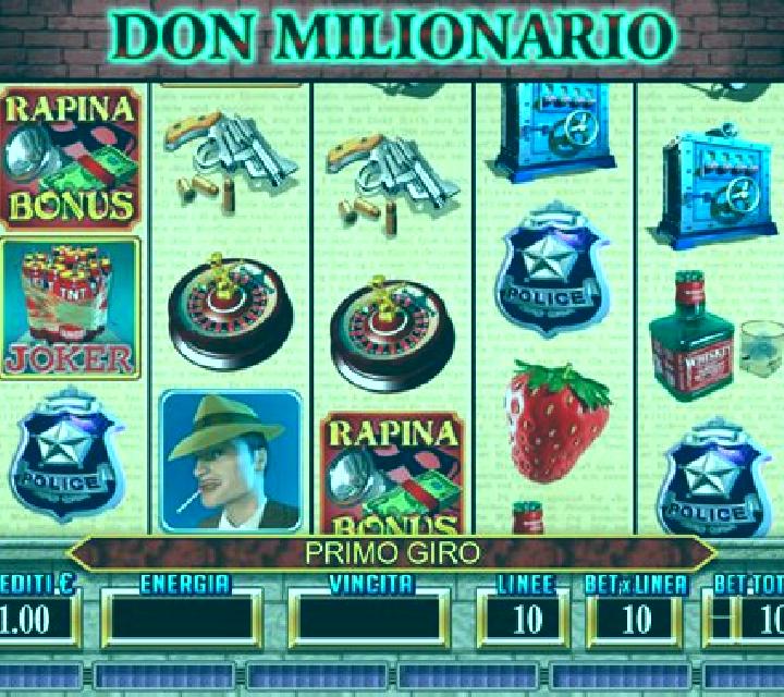 Don Milionario online slot