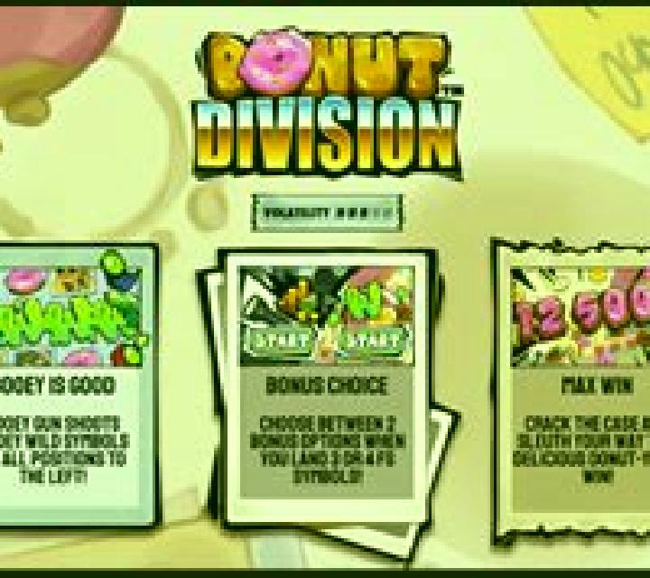 Donut Division slot machine