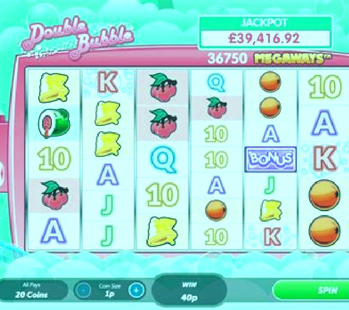 Double Bubble Jackpot slot machine