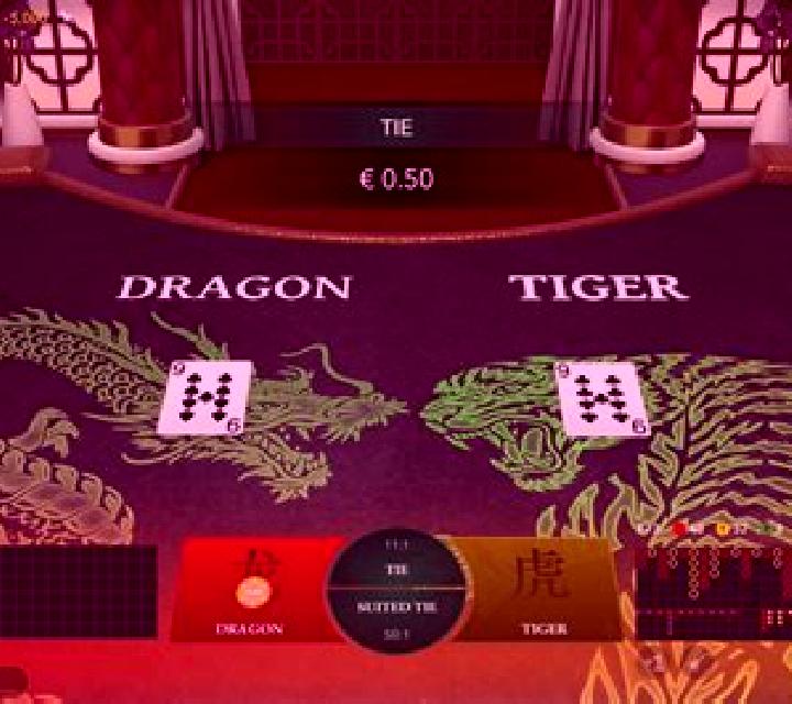 Dragon Tiger First Person slot game
