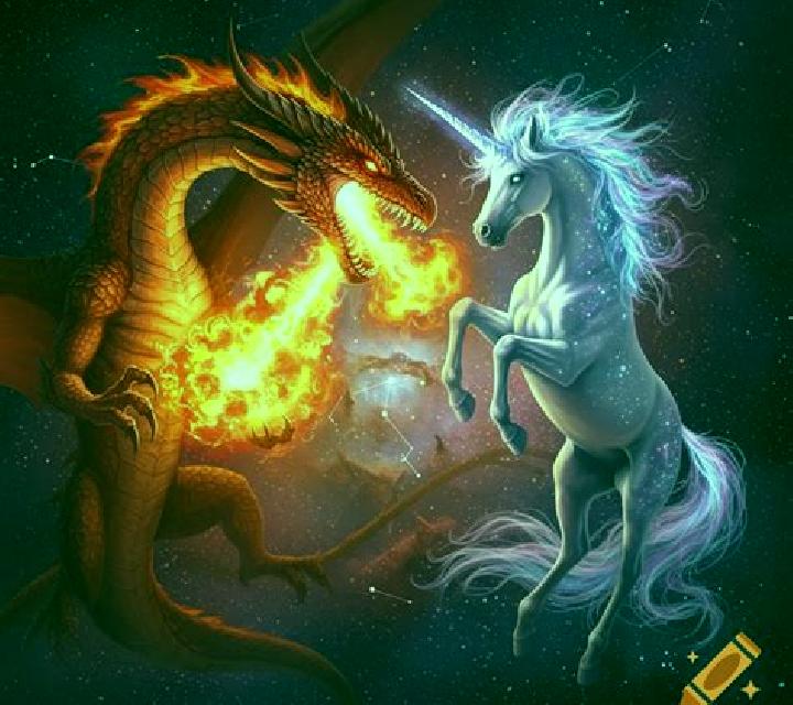 Dragon vs Unicorn slot game