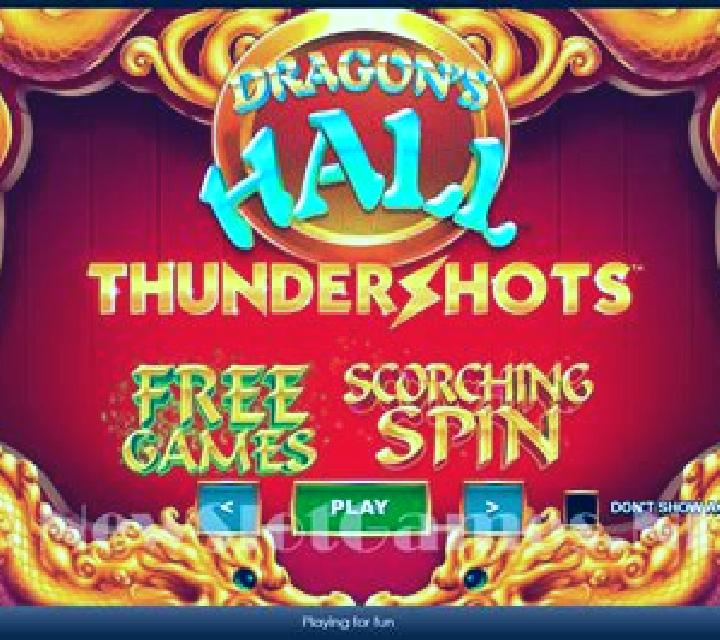 Dragons Hall Thundershots slot machine