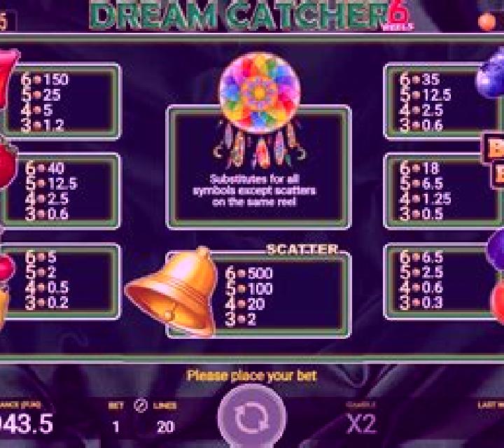 Dream Catcher (AGT Software) slot game