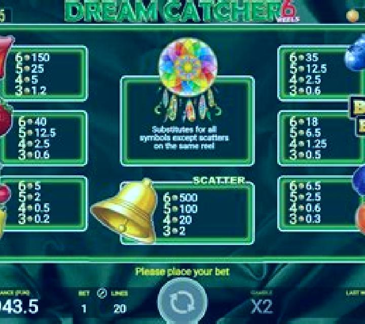 Dream Catcher (AGT Software) slot machine