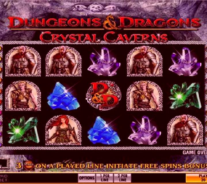 Dungeons and Dragons Crystal Caverns online slot