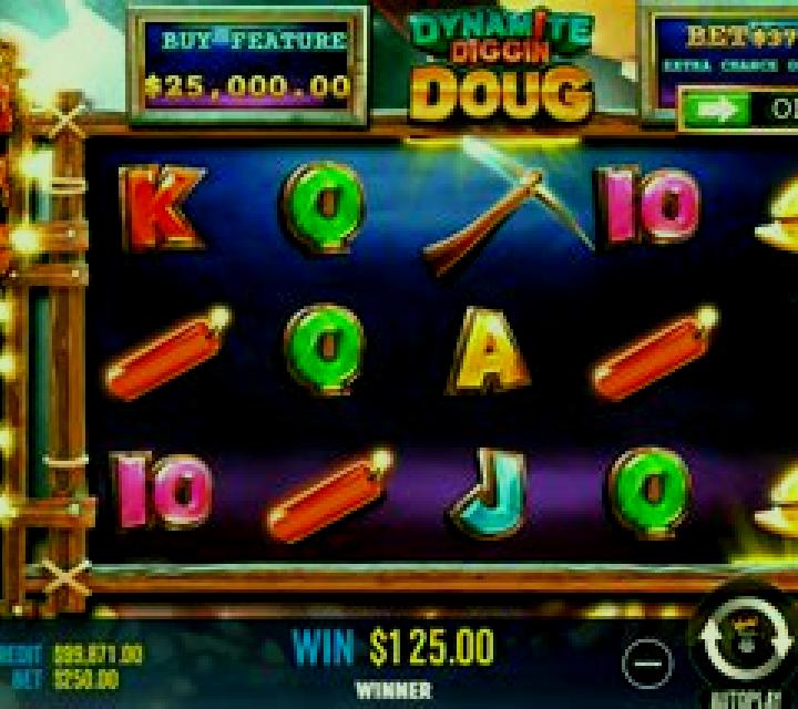 Dynamite Diggin Doug slot machine
