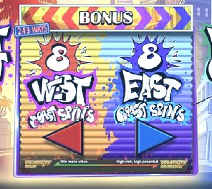 East Coast vs West Coast slot game