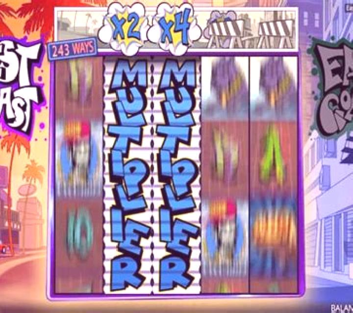 East Coast vs West Coast slot machine