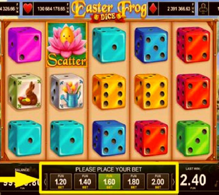 Easter Frog Dice slot
