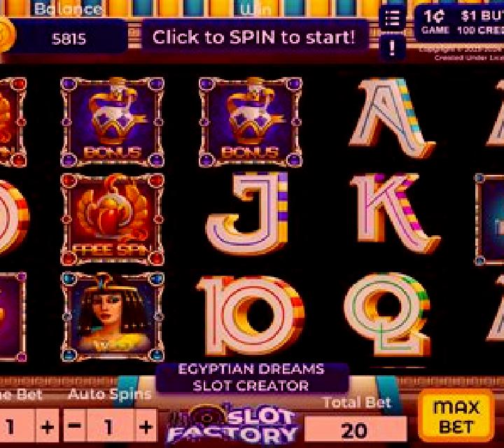 Egyptian Magic Dollars & Dreams slot machine