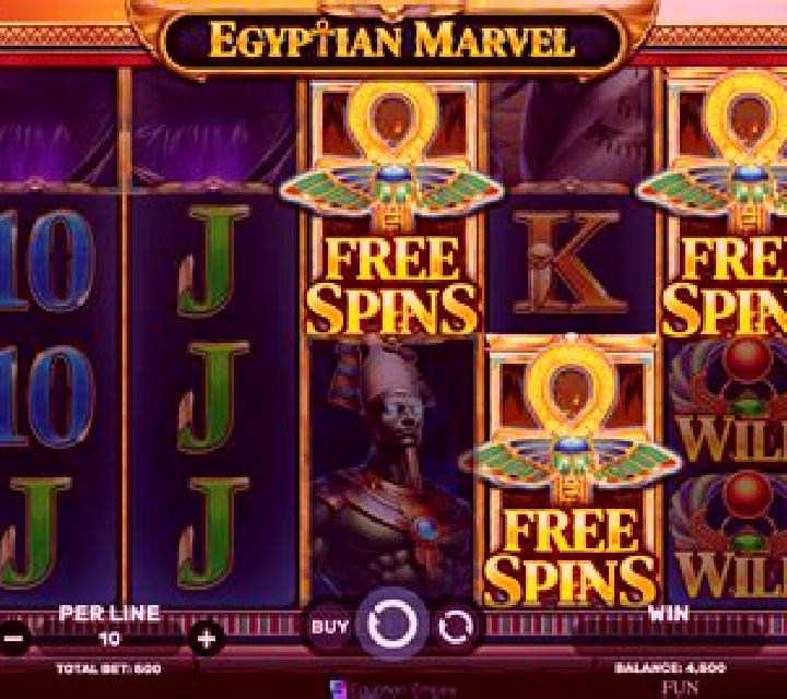 Egyptian Marvel slot machine
