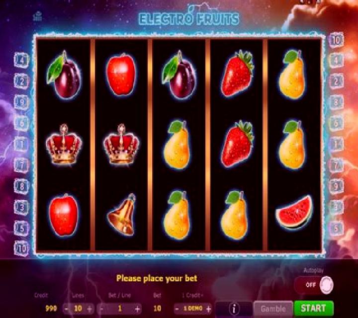 Electro Fruits slot