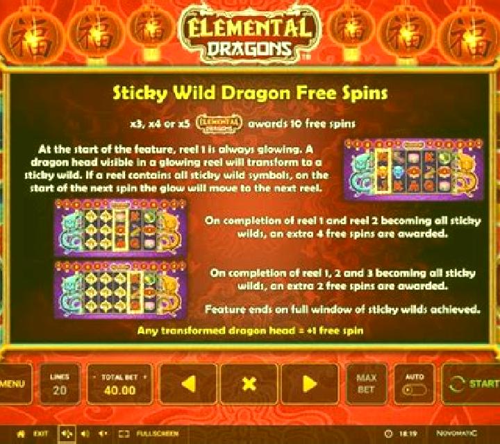 Elemental Dragons online slot
