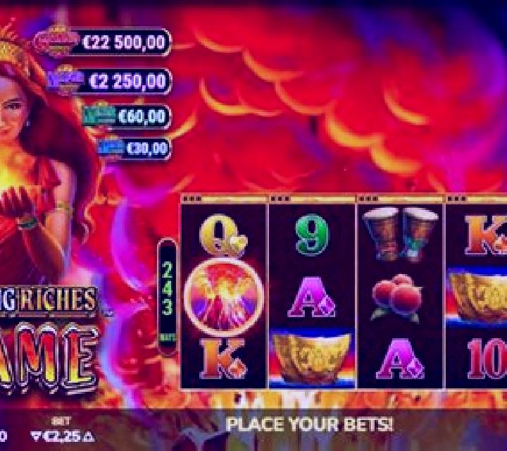 Elevating Riches Flame slot game