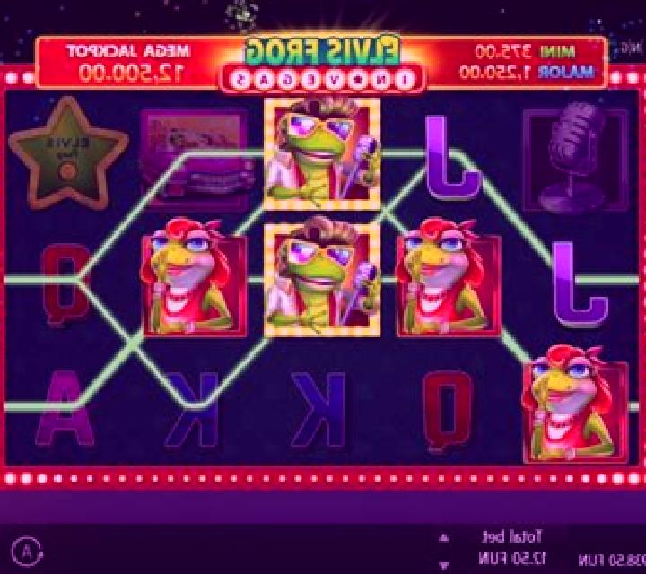 Elvis Frog in Vegas slot