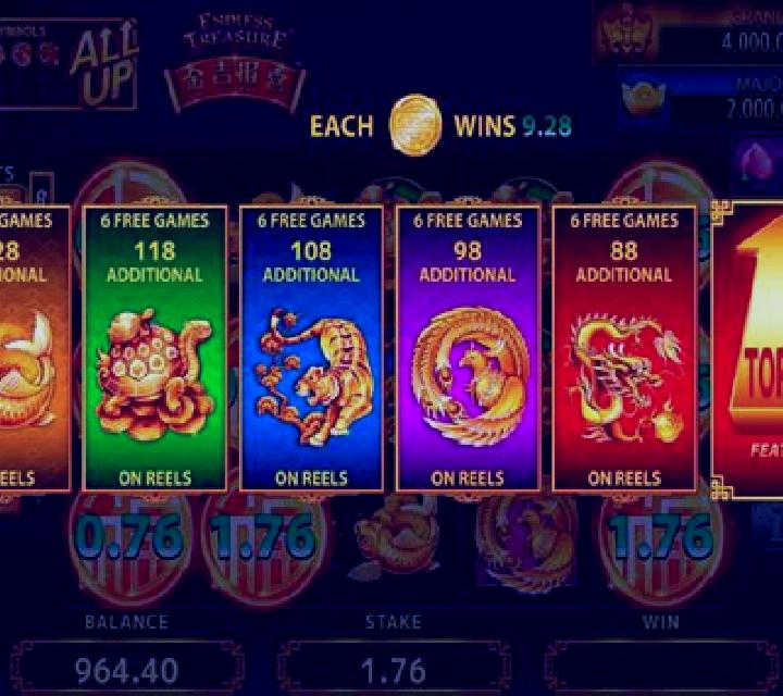 Endless Treasures slot machine