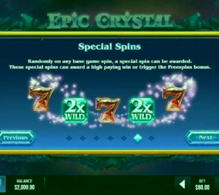 Epic Crystal Deluxe slot machine