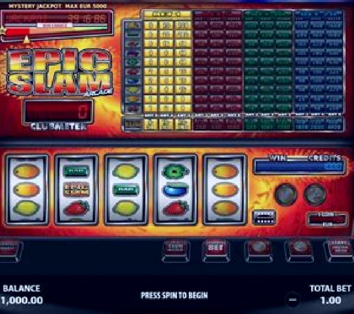 Epic Slam Arcade slot game