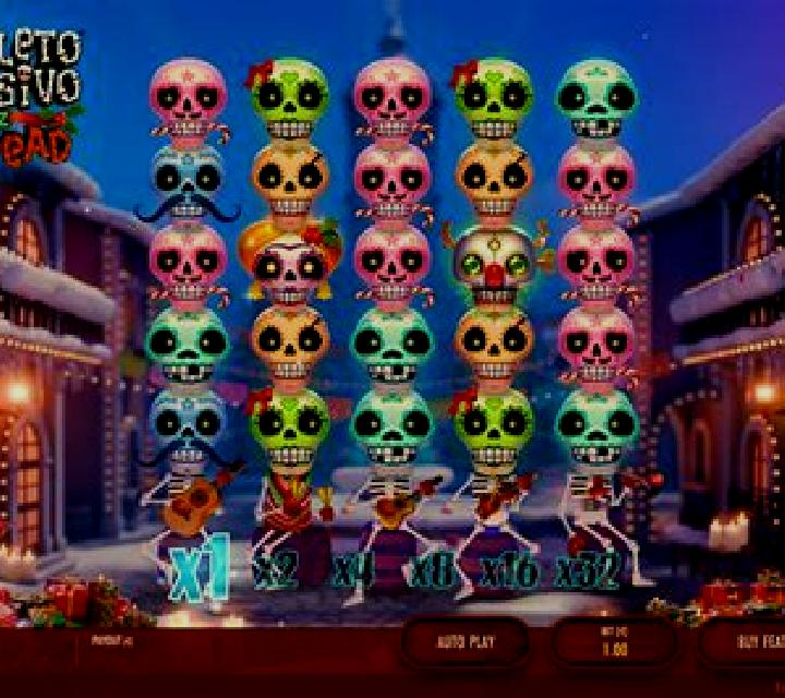Esqueleto Explosivo Feliz Navidead slot