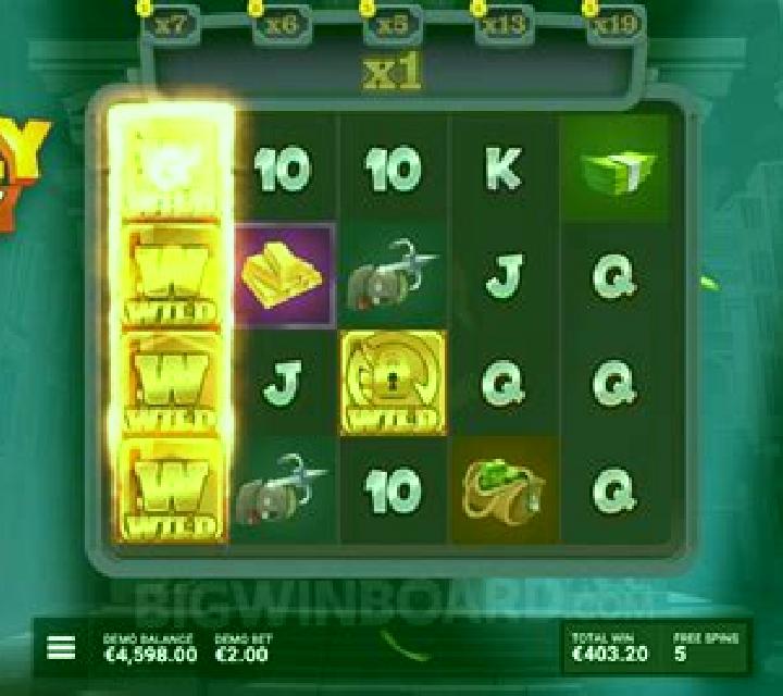 Eugenes Big Bank Heist slot machine