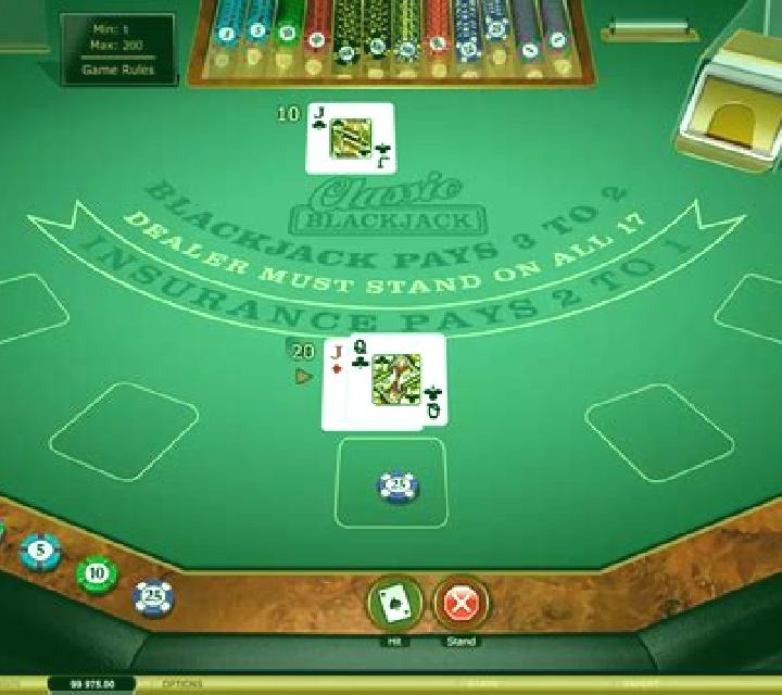 European Blackjack Gold (Microgaming) online slot