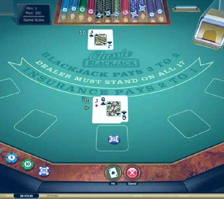 European Blackjack Gold (Microgaming) slot game