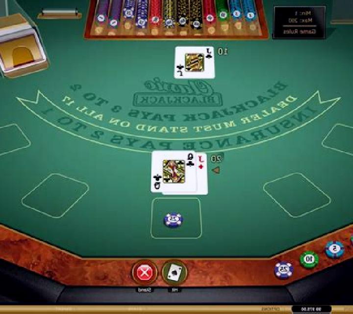 European Blackjack Gold (Microgaming) slot machine