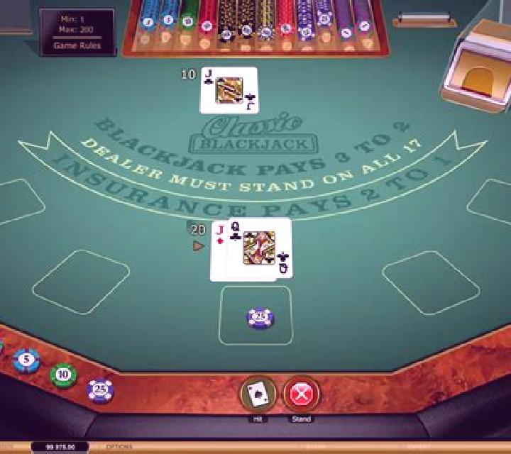 European Blackjack Gold (Microgaming) slot