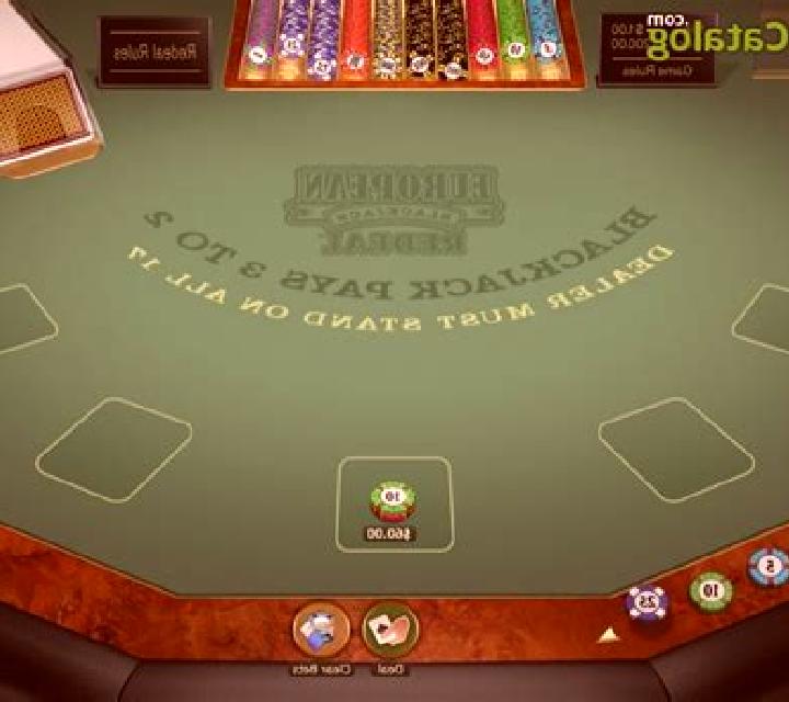 European Blackjack Redeal Gold slot