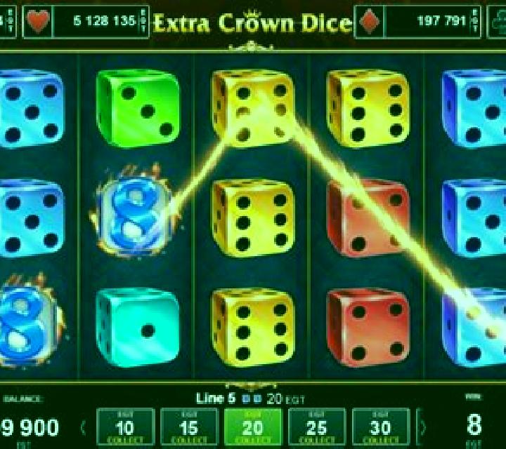 Extra Crown Dice slot game