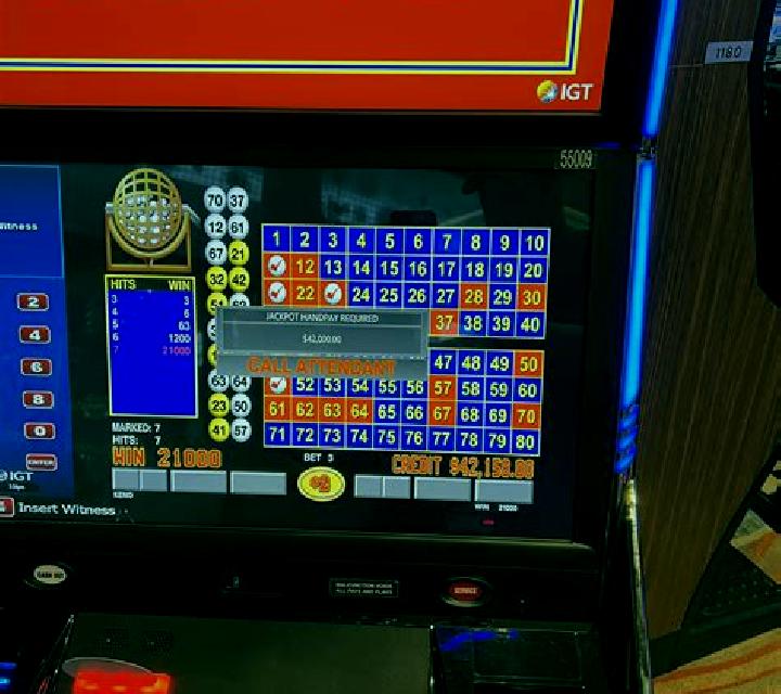 Extreme Keno slot machine