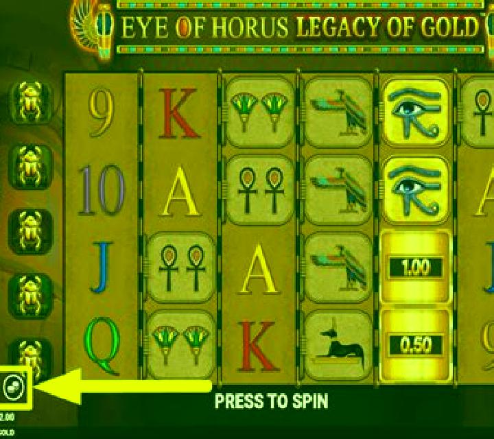 Eye of Horus Legacy of Gold slot