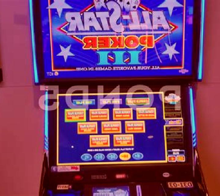 Faded slot machine