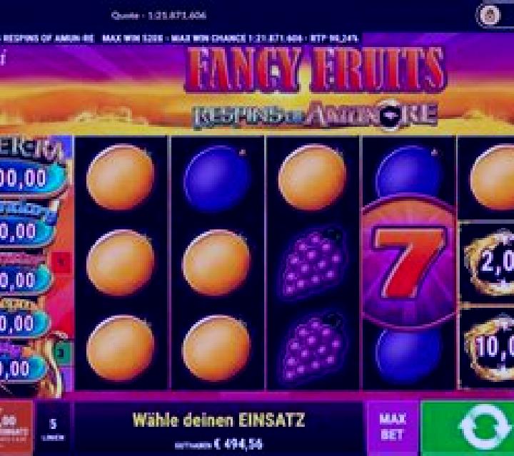 Fancy Fruits Respins Of Amun-Re online slot