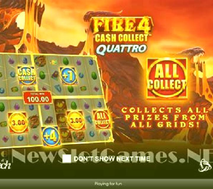 Fire 4: Cash Collect Quattro slot machine