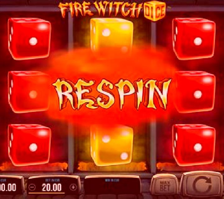 Fire Witch Dice slot game