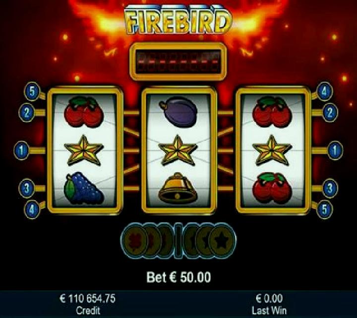 Firebird slot game