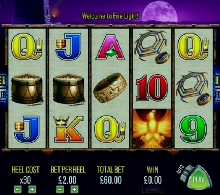 Firelight slot machine