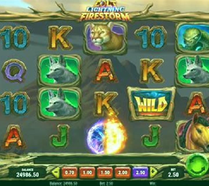 Firestorm Bingo slot game