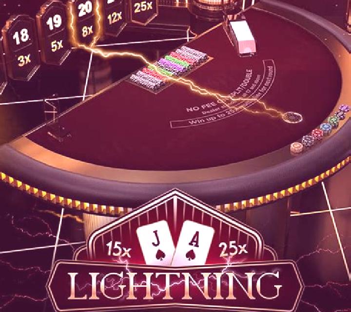 First Person Lightning Blackjack slot machine