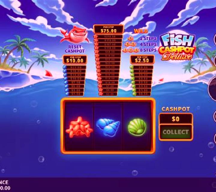 Fish Cashpot Deluxe slot